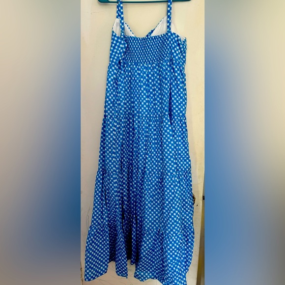 NWOT never worn except trying on Lilly Pulitzer Shylee maxi gingham dress 2023 - Picture 2 of 4